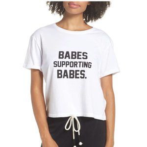 Babes Supporting Babes Crop Tshirt size S/M